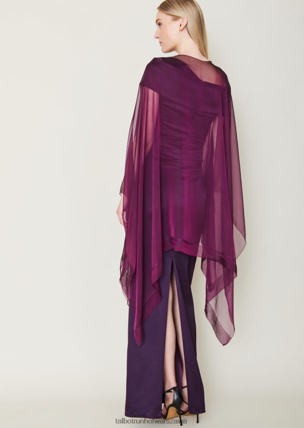 Talbot Runhof Akcesoria ametystowy fiolet kobiety ukradł wskazówkę 11 0RPB2J273