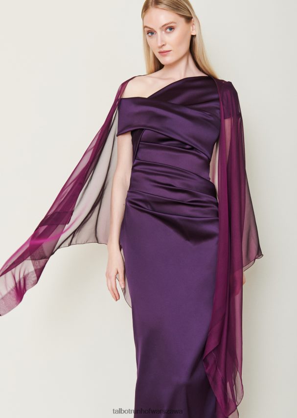 Talbot Runhof Akcesoria ametystowy fiolet kobiety ukradł wskazówkę 11 0RPB2J273