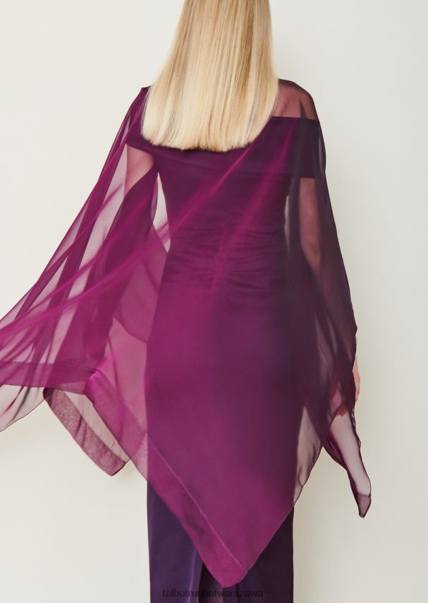 Talbot Runhof Akcesoria ametystowy fiolet kobiety ukradł wskazówkę 11 0RPB2J273