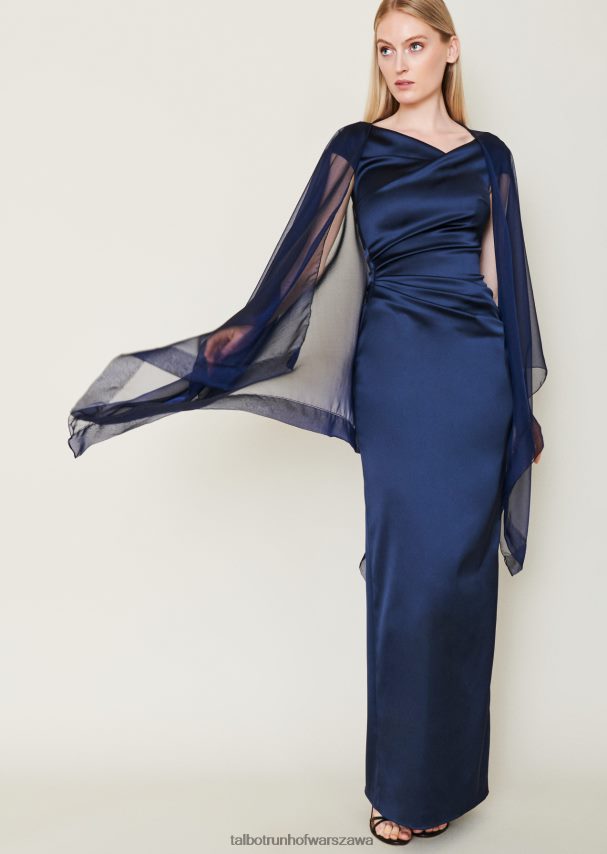 Talbot Runhof Akcesoria ciemnoniebieski kobiety ukradł wskazówkę 11 0RPB2J272