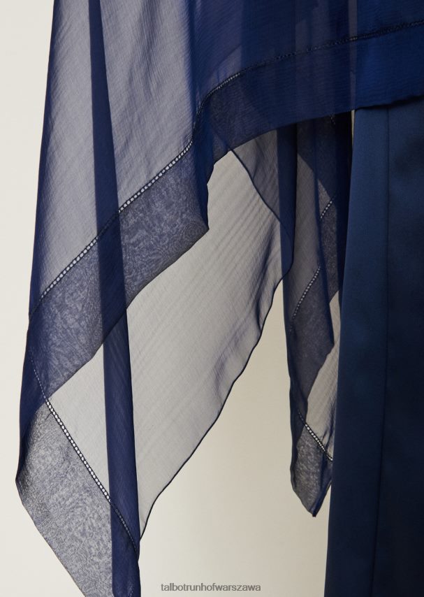 Talbot Runhof Akcesoria ciemnoniebieski kobiety ukradł wskazówkę 11 0RPB2J272