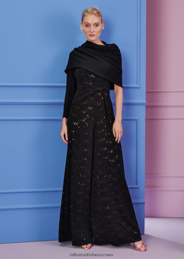 Talbot Runhof Akcesoria czarny kobiety ukradł kasę1 0RPB2J418