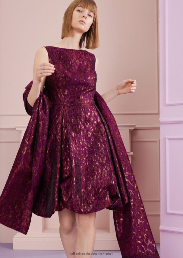 Talbot Runhof Akcesoria fuksjowa czerwień kobiety ukradł kotka 9 0RPB2J414