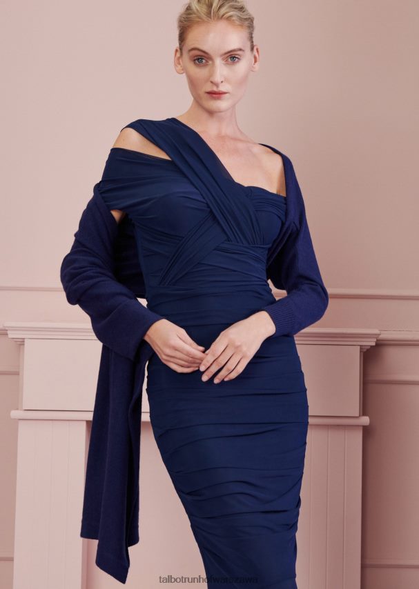 Talbot Runhof Akcesoria niebieski kobiety stola kasha1 0RPB2J411