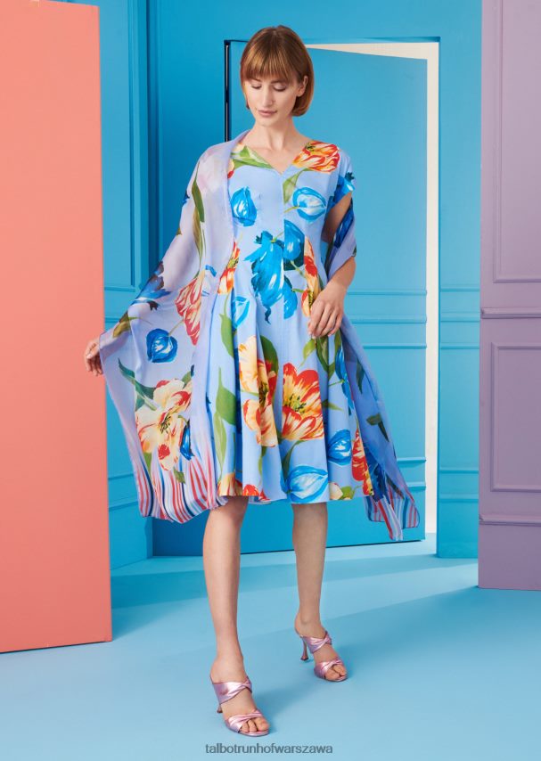 Talbot Runhof Akcesoria niebieskie niebo kobiety ukradł Ritz1 0RPB2J402