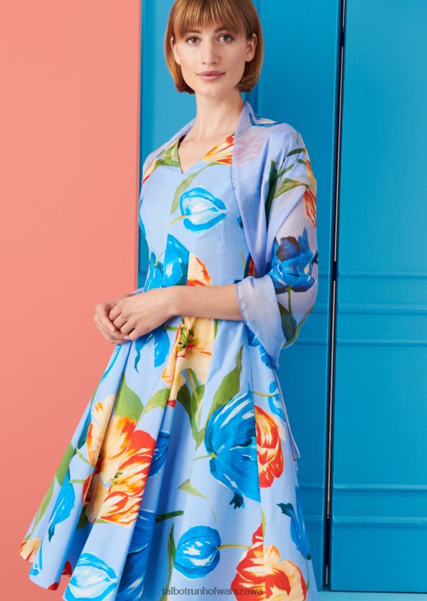 Talbot Runhof Akcesoria niebieskie niebo kobiety ukradł Ritz1 0RPB2J402