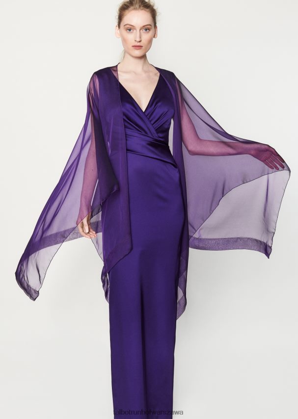 Talbot Runhof Akcesoria winogronowy fiolet kobiety ukradł wskazówkę 11 0RPB2J413