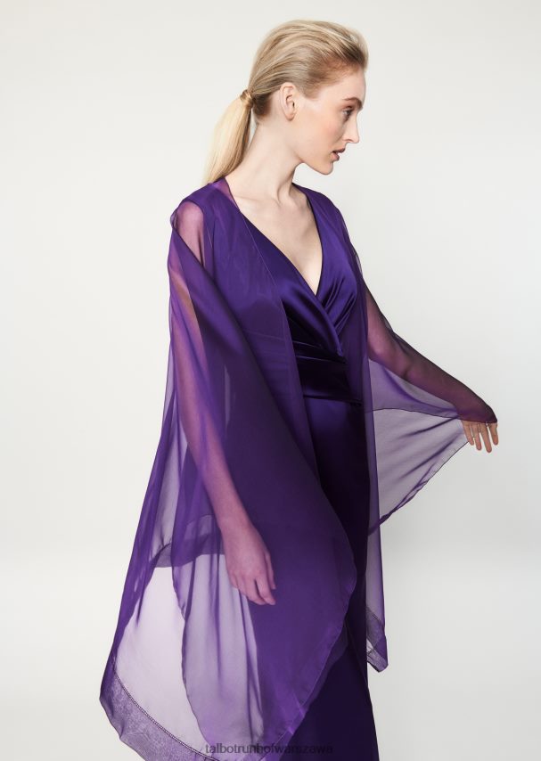 Talbot Runhof Akcesoria winogronowy fiolet kobiety ukradł wskazówkę 11 0RPB2J413