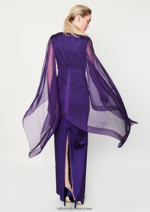 Talbot Runhof Akcesoria winogronowy fiolet kobiety ukradł wskazówkę 11 0RPB2J413