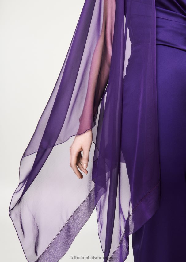 Talbot Runhof Akcesoria winogronowy fiolet kobiety ukradł wskazówkę 11 0RPB2J413