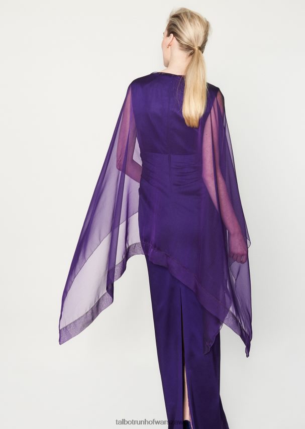 Talbot Runhof Akcesoria winogronowy fiolet kobiety ukradł wskazówkę 11 0RPB2J413