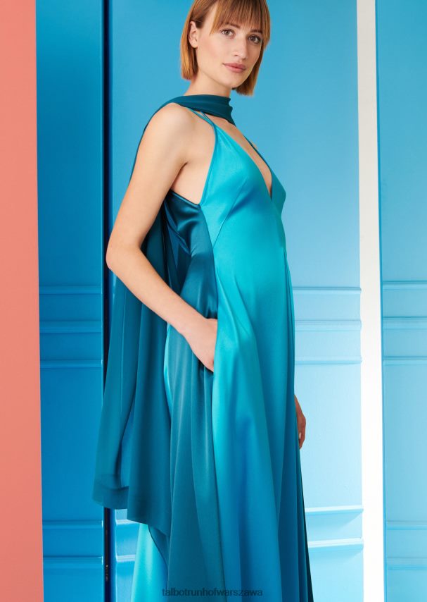 Talbot Runhof Akcesoria zielone galapago kobiety ponczo cia1 0RPB2J403