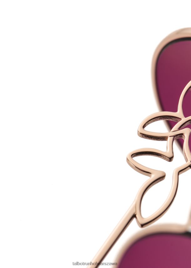 Talbot Runhof Akcesoria Róża kobiety okulary przeciwsłoneczne magnolia 0RPB2J440