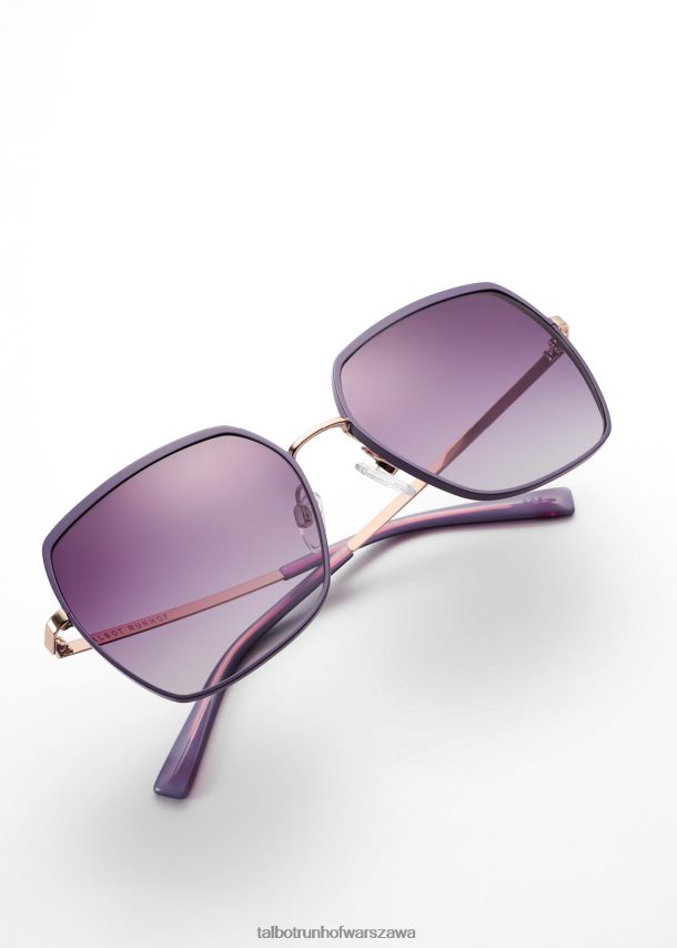 Talbot Runhof Akcesoria fioletowy kobiety okulary przeciwsłoneczne Scarlett 0RPB2J435