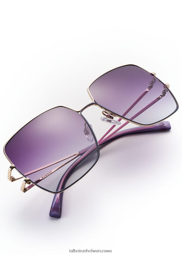 Talbot Runhof Akcesoria fioletowy kobiety okulary przeciwsłoneczne eden 0RPB2J437