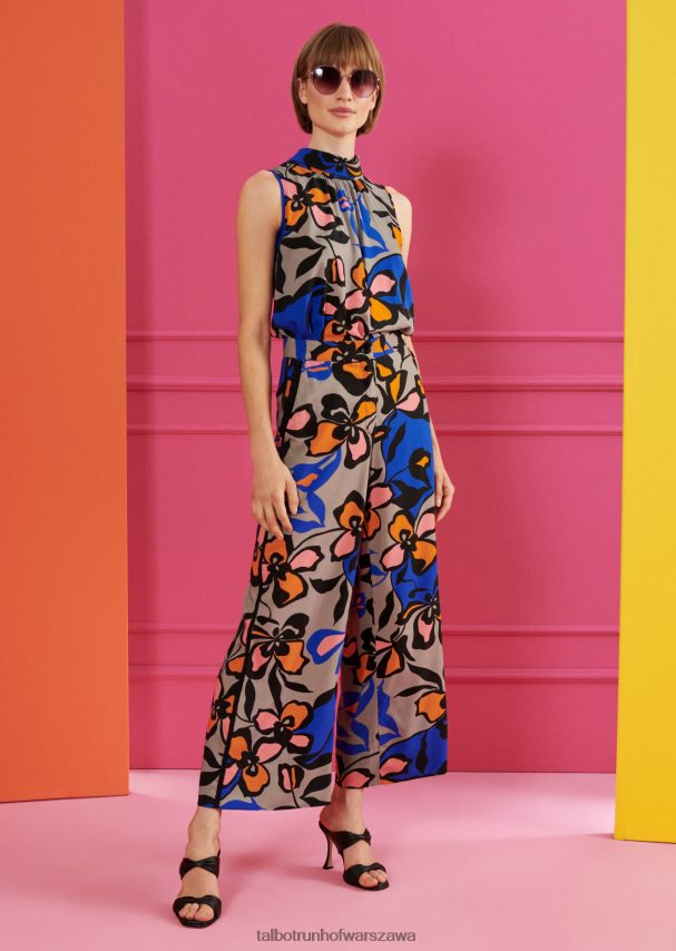 Talbot Runhof Akcesoria jagoda kobiety okrągłe okulary przeciwsłoneczne Scarlett 0RPB2J434