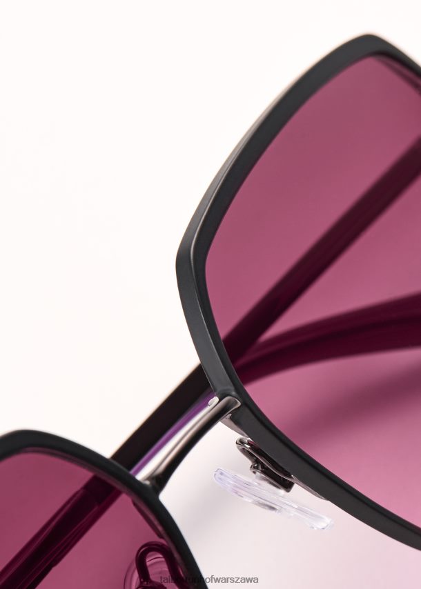 Talbot Runhof Akcesoria jagoda kobiety okulary przeciwsłoneczne Scarlett 0RPB2J436