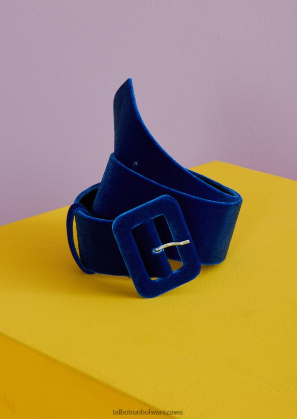 Talbot Runhof Akcesoria imperialny błękit kobiety spadek paska 1 0RPB2J420