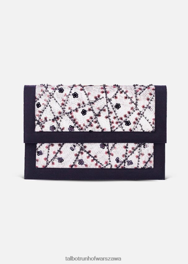 Talbot Runhof Akcesoria czarny biały kobiety sprzęgło pellegrino paris helena 0RPB2J431