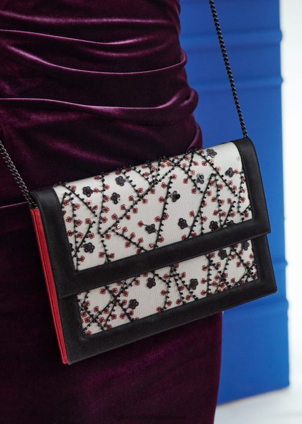 Talbot Runhof Akcesoria czarny biały kobiety sprzęgło pellegrino paris helena 0RPB2J431