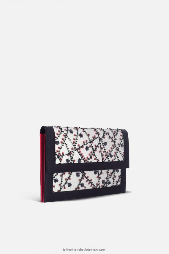 Talbot Runhof Akcesoria czarny biały kobiety sprzęgło pellegrino paris helena 0RPB2J431