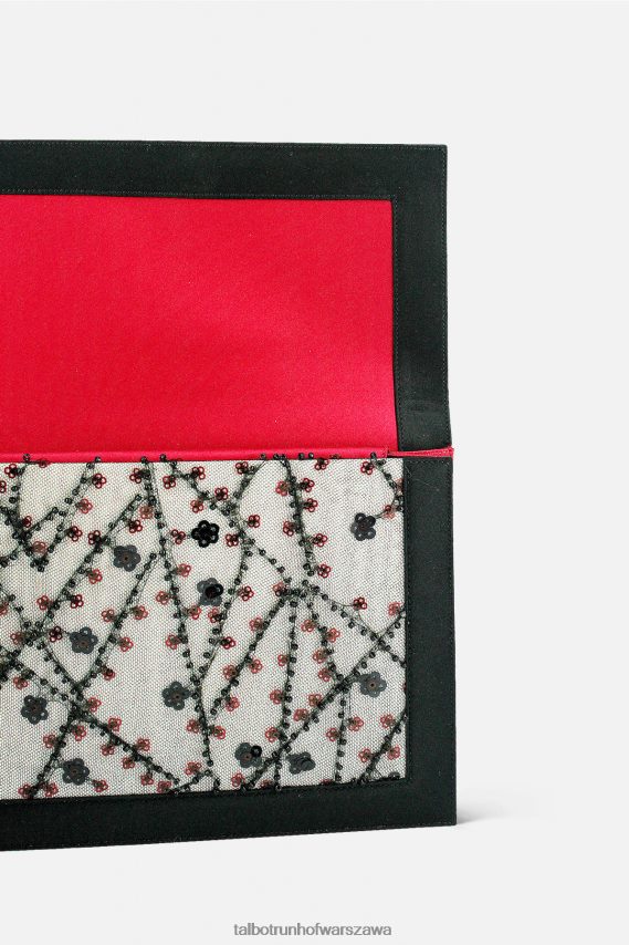 Talbot Runhof Akcesoria czarny biały kobiety sprzęgło pellegrino paris helena 0RPB2J431