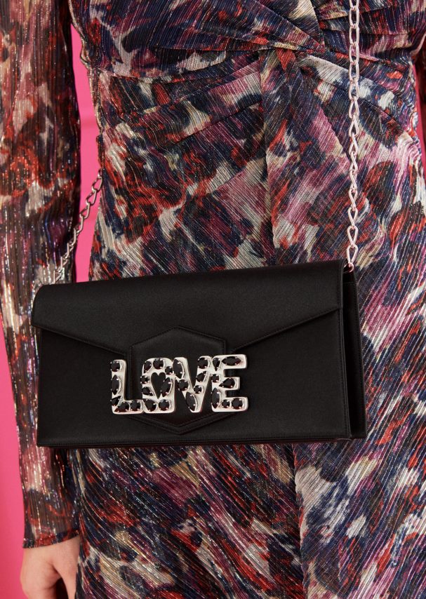 Talbot Runhof Akcesoria czarny kobiety Pellegrino Paris sprzęgło miłości 0RPB2J424