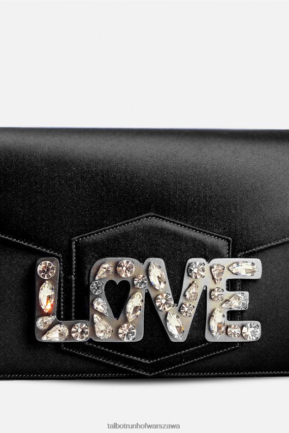 Talbot Runhof Akcesoria czarny kobiety Pellegrino Paris sprzęgło miłości 0RPB2J424