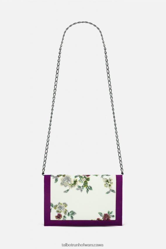 Talbot Runhof Akcesoria fioletowo zielony kobiety sprzęgło pellegrino paris helena 0RPB2J430