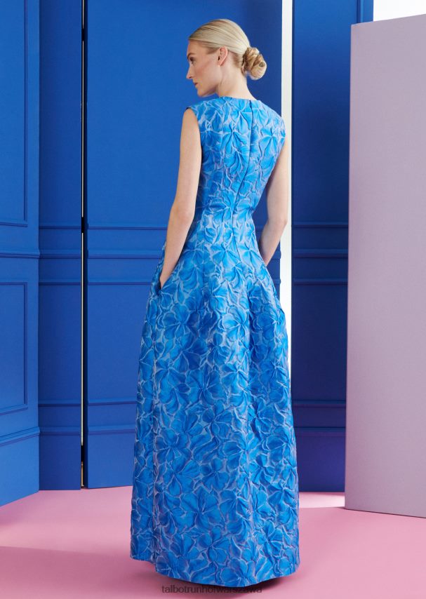 Talbot Runhof odzież Królewski niebieski kobiety suknia balowa Momo19 0RPB2J77