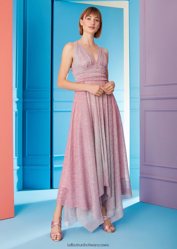 Talbot Runhof odzież Kwarc różowy kobiety suknia wieczorowa hoja1 0RPB2J47