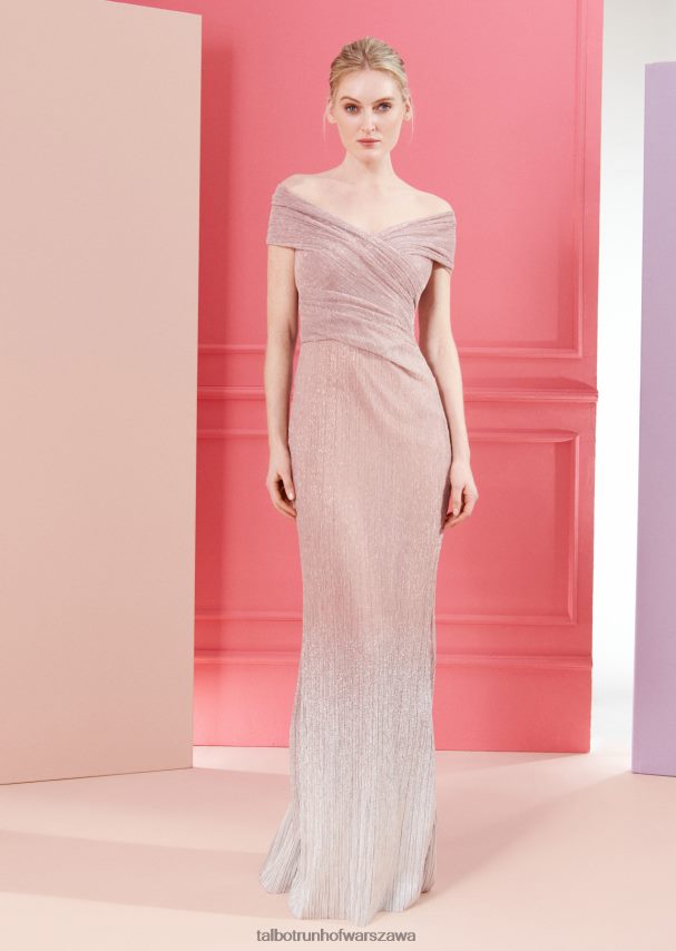 Talbot Runhof odzież Kwarc różowy kobiety suknia wieczorowa tokara7 0RPB2J91