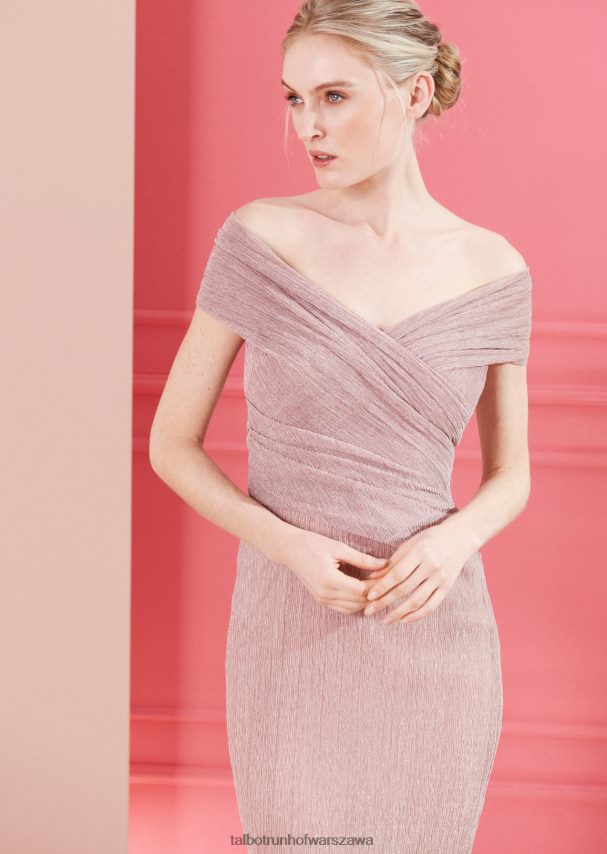 Talbot Runhof odzież Kwarc różowy kobiety suknia wieczorowa tokara7 0RPB2J91