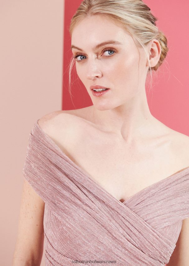 Talbot Runhof odzież Kwarc różowy kobiety suknia wieczorowa tokara7 0RPB2J91