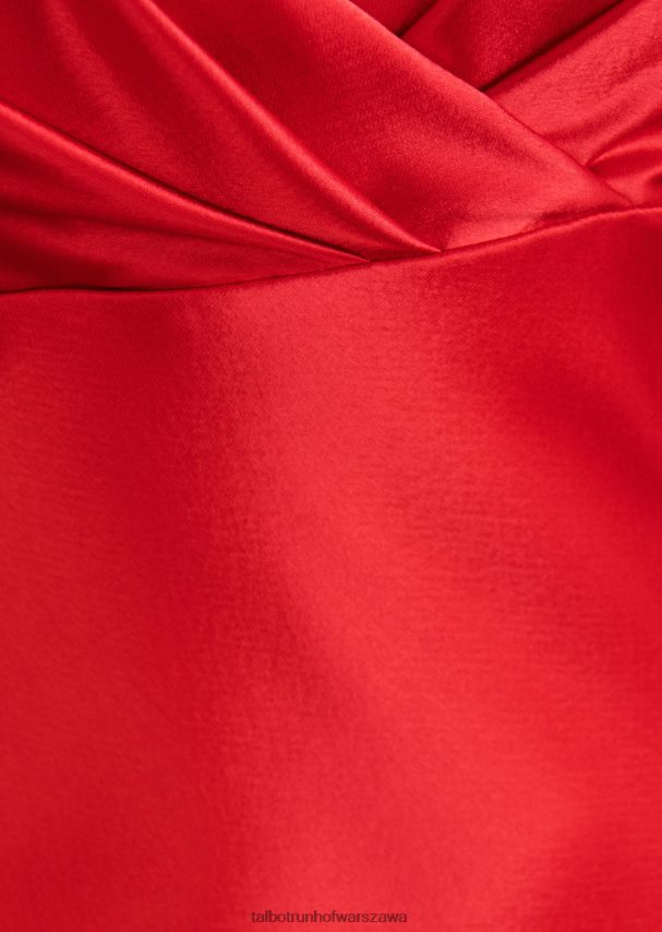 Talbot Runhof odzież Szkarłatna Czerwień kobiety suknia wieczorowa covell7 0RPB2J28