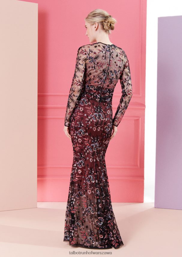 Talbot Runhof odzież Szkarłatna Czerwień kobiety suknia wieczorowa gonroy1 0RPB2J90