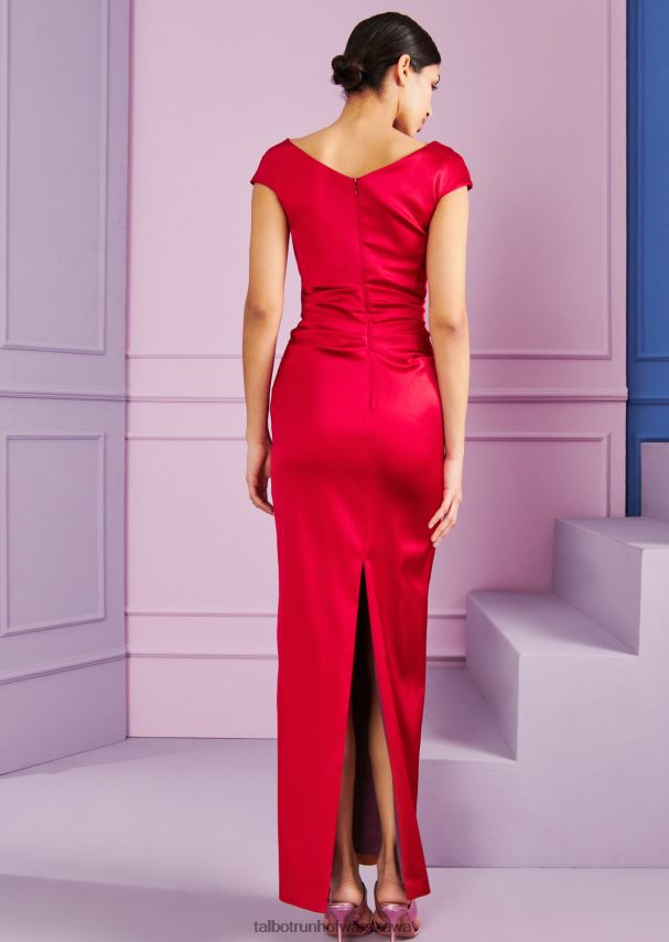 Talbot Runhof odzież Szkarłatna Czerwień kobiety suknia wieczorowa roya2 0RPB2J30