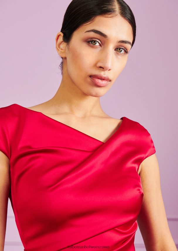 Talbot Runhof odzież Szkarłatna Czerwień kobiety suknia wieczorowa roya2 0RPB2J30