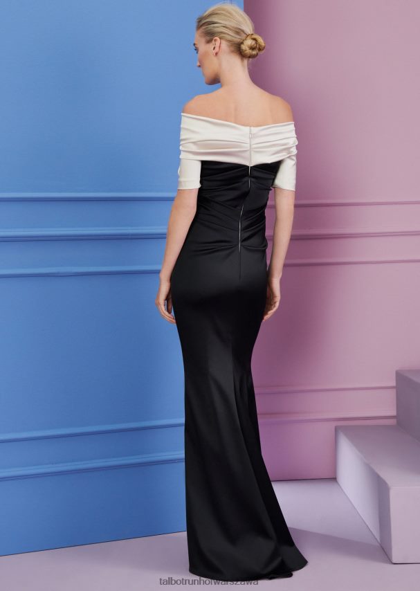 Talbot Runhof odzież alabaster/czarny kobiety hobbystyczne stroje wieczorowe2 0RPB2J25