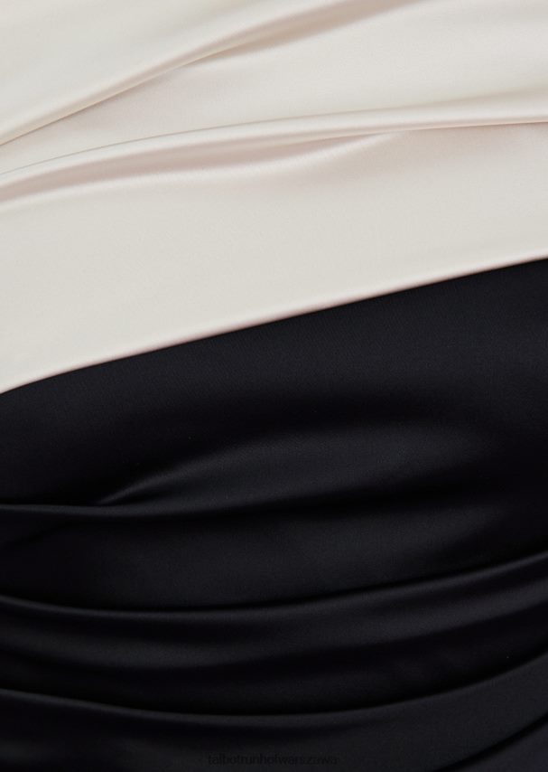 Talbot Runhof odzież alabaster/czarny kobiety hobbystyczne stroje wieczorowe2 0RPB2J25