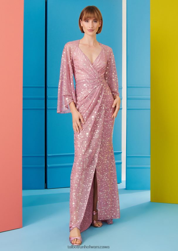 Talbot Runhof odzież azalia różowa kobiety suknia wieczorowa bologne3 0RPB2J49