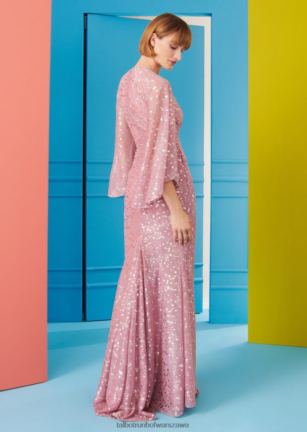 Talbot Runhof odzież azalia różowa kobiety suknia wieczorowa bologne3 0RPB2J49