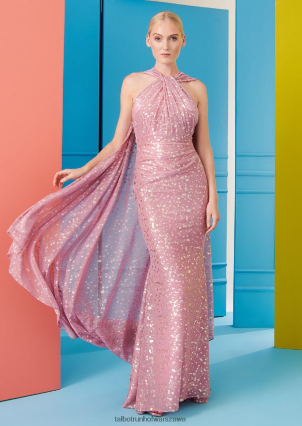 Talbot Runhof odzież azalia różowa kobiety suknia wieczorowa coppelia3 0RPB2J40