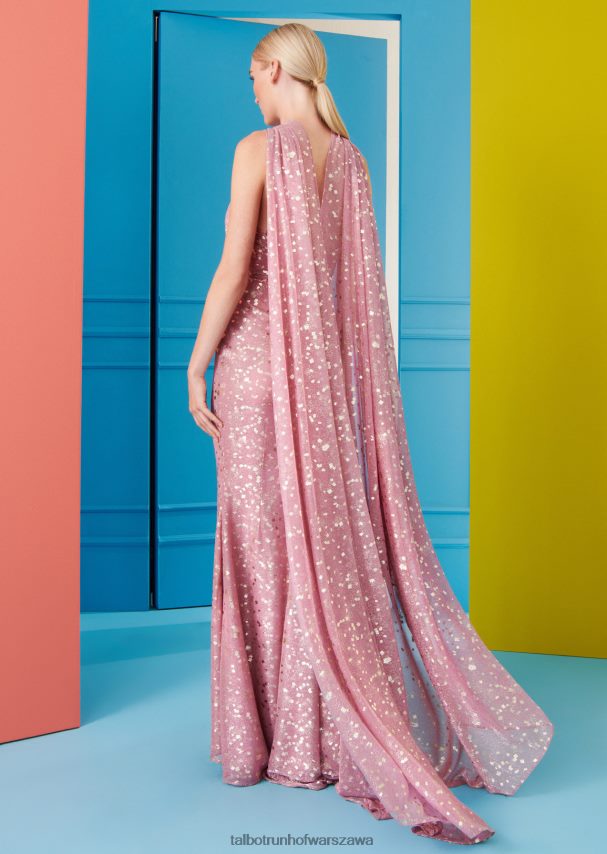 Talbot Runhof odzież azalia różowa kobiety suknia wieczorowa coppelia3 0RPB2J40