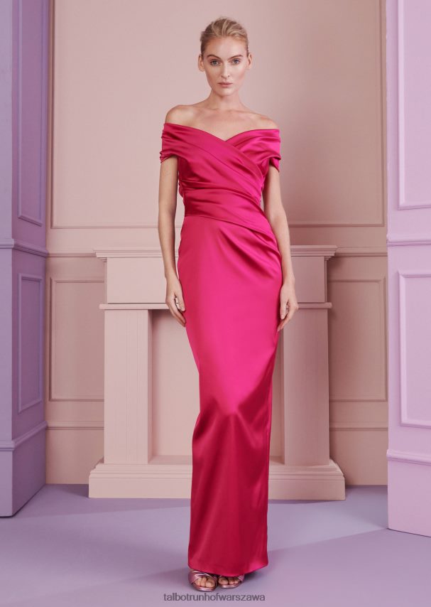 Talbot Runhof odzież azalia różowa kobiety suknia wieczorowa tokara4 0RPB2J7