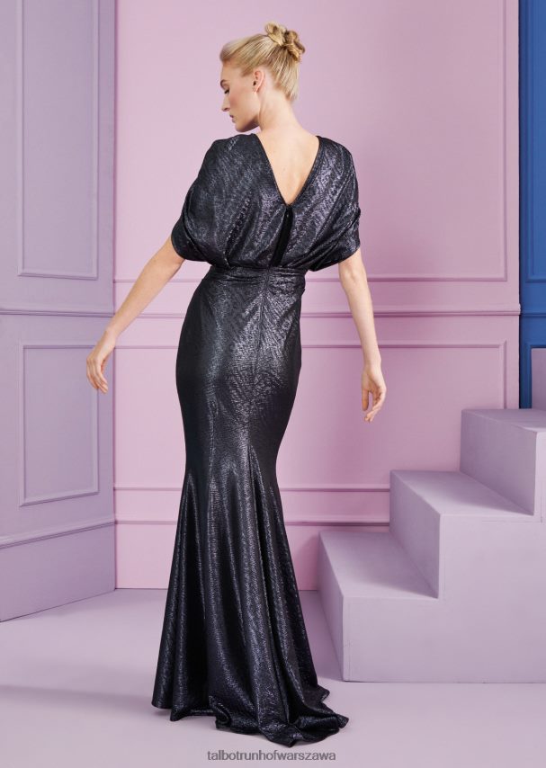 Talbot Runhof odzież błękit księżyca kobiety suknia wieczorowa goretzka1 0RPB2J31