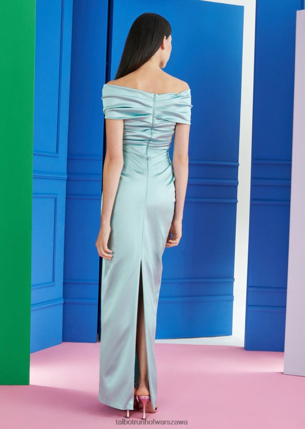 Talbot Runhof odzież błękitny kobiety suknia wieczorowa tokara4 0RPB2J67