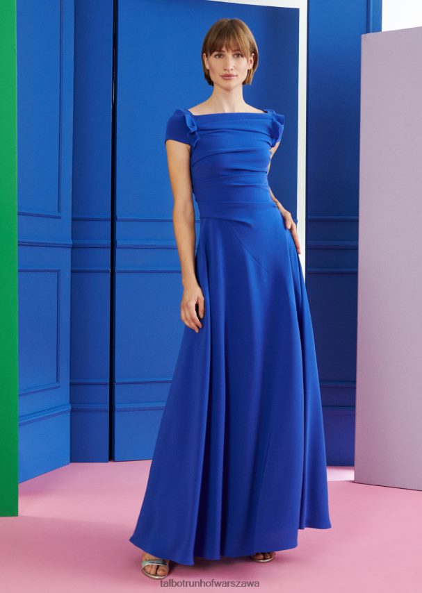 Talbot Runhof odzież barwinek kobiety długa sukienka bouklee5 0RPB2J76