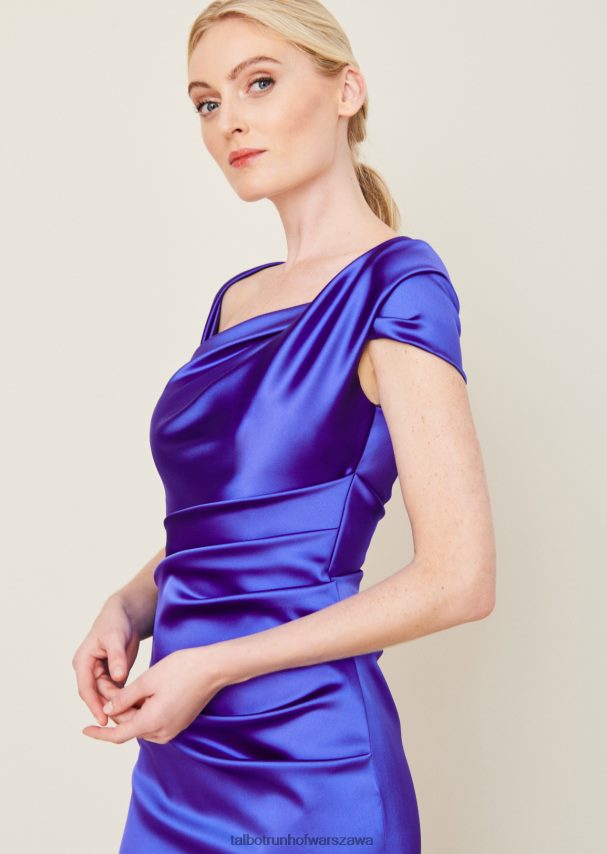 Talbot Runhof odzież barwinek niebieski kobiety suknia wieczorowa donavan4 0RPB2J103