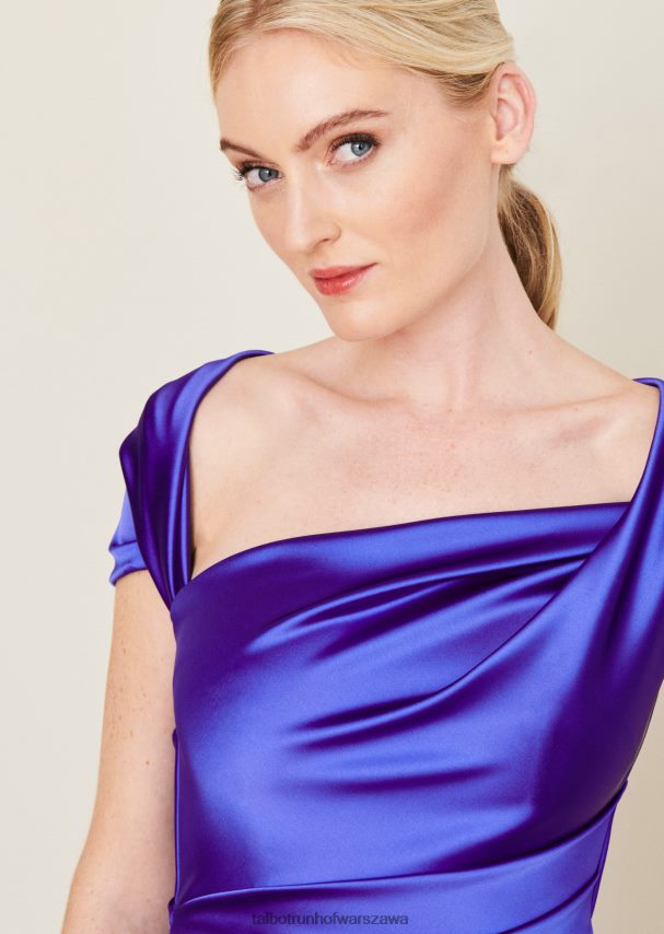 Talbot Runhof odzież barwinek niebieski kobiety suknia wieczorowa donavan4 0RPB2J103
